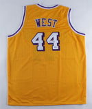 Jerry West Signed Los Angeles Lakers Jersey (Beckett COA) NBA Champion (1972)