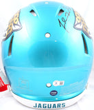 Fred Taylor Autographed Jaguars F/S Flash Speed Authentic Helmet- Beckett W Holo