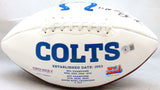 Kwity Paye Autographed Indianapolis Colts Logo Football #- Beckett W Hologram