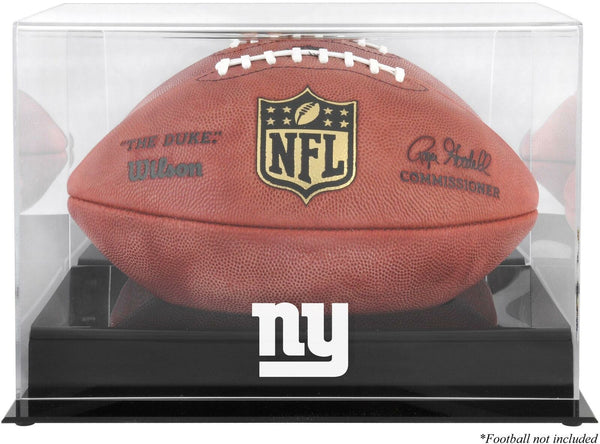 New York Giants Black Base Football Display Case - Fanatics
