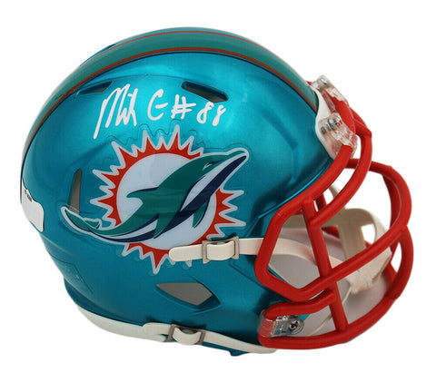 Mike Gesicki Signed Miami Dolphins Speed Flash NFL Mini Helmet