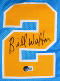 Bill Walton Autographed Blue College Style Basketball Jersey-Beckett W Hologram