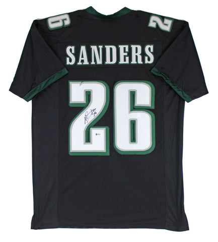 Miles Sanders Authentic Signed Black Pro Style Jersey Autographed BAS or JSA