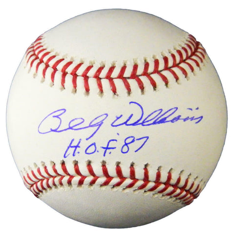 Cubs BILLY WILLIAMS Signed Official MLB Baseball w/HOF'87 - SCHWARTZ