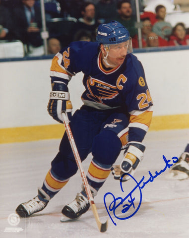 Brett Hull Signed St. Louis Blue Hockey Jersey (PSA) — RSA