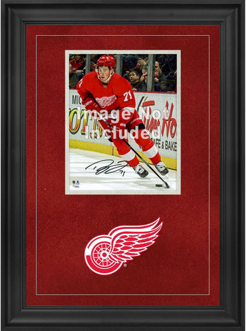 Darren McCarty Signed Red Wings 35x43 Framed Jersey Inscribed 4xS C Champs  (JSA)