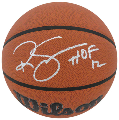 Ralph Sampson Signed Wilson Indoor/Outdoor NBA Basketball w/HOF'12 -SCHWARTZ COA