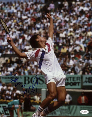 Michael Chang Tennis Signed Authentic 11X14 Photo Autographed JSA #G16113