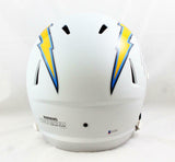 Joey Bosa Autographed LA Chargers F/S Flat White Speed Helmet - Beckett W Auth