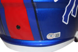 Cole Beasley Autographed/Signed Buffalo Bills F/S Flash Helmet Beckett 39136