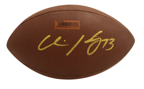 Chris Kuper Autographed Denver Broncos Super Grip Football Beckett 37884