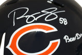 Roquan Smith Autographed Chicago Bears Authentic Speed Helmet BAS 28131