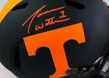 Jason Witten Signed Tennessee Authentic Eclipse FS Helmet- Beckett W *Orange