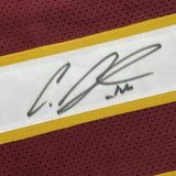 Autographed/Signed CURTIS SAMUEL Washington Burgundy Football Jersey JSA COA