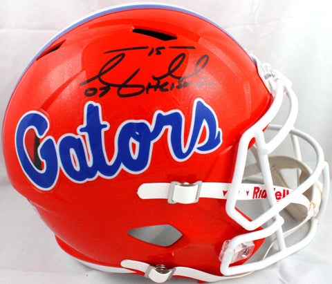 Tim Tebow Autographed Florida Gators F/S Speed Helmet w/Heisman-Beckett W Holo