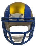 MATTHEW STAFFORD Autographed L.A. Rams Flash Mini Speed Helmet FANATICS