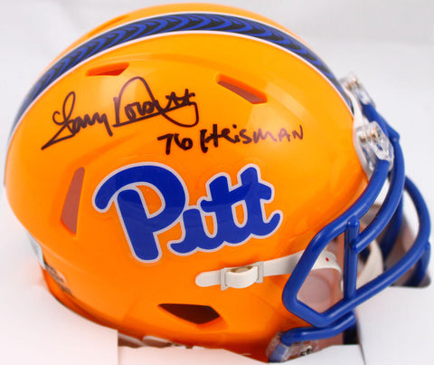 Tony Dorsett Signed Pittsburgh Panthers Speed Mini Helmet w/76 Heisman-BAW Holo