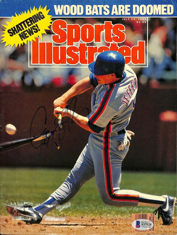 Gregg Jefferies Signed New York Mets Sports Illustrated Cover BAS S37525