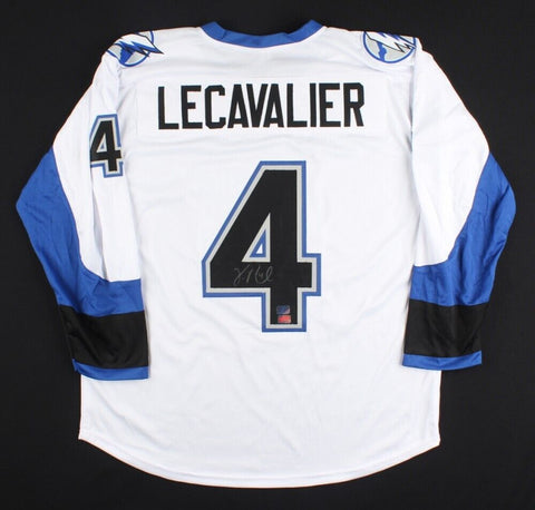 Vincent Lecavalier Signed Tampa Bay Lightning Jersey /YSMS & Lecavalier Hologram