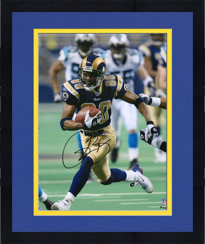 Frmd Isaac Bruce Los Angeles Rams Signed 16" x 20" Vertical Running Photo
