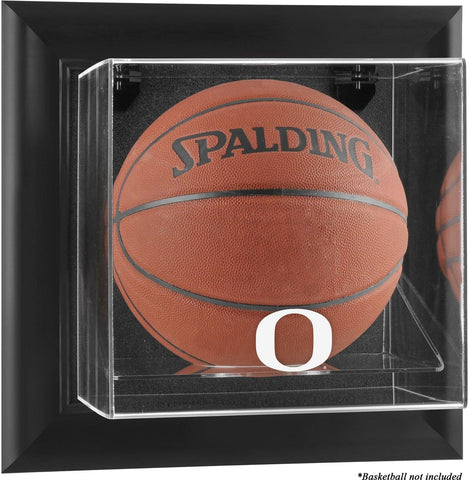 Ducks Black Framed Wall-Mountable Basketball Display Case-Fanatics