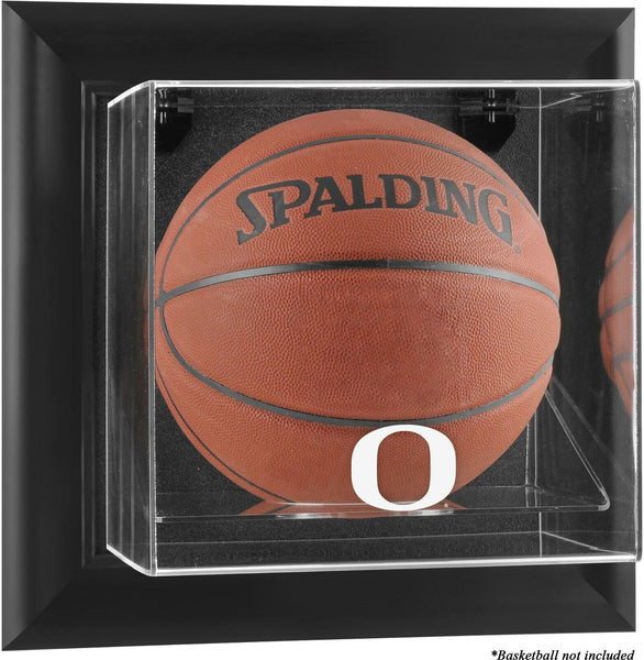 Ducks Black Framed Wall-Mountable Basketball Display Case-Fanatics