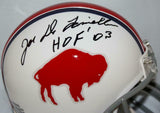 Joe DeLamielleure Signed Bills Mini-Helmet (JSA COA) Buffalo 6xPro Bowl O Line