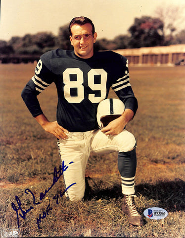 Colts Gino Marchetti "HOF 72" Authentic Signed 8x10 Photo Autographed BAS 1