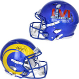 Matthew Stafford Rams Signed Riddell Super Bowl LVI Champs Speed Helmet