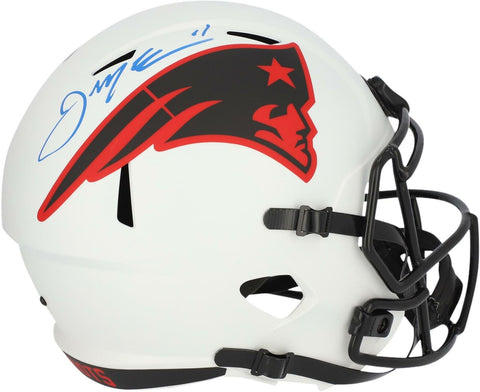 Julian Edelman New England Patriots Signed Lunar Eclipse Alternate Rep Helmet