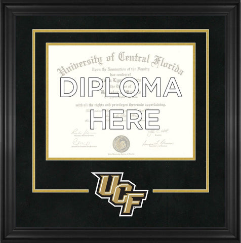 UCF Knights Deluxe 11x14 Diploma Frame with Team Logo-Fanatics