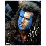 Mel Gibson Autographed 1995 Braveheart William Wallace Scene 8x10 Photo