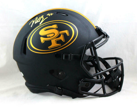 Nick Bosa Signed San Francisco 49ers F/S Eclipse Speed Helmet - Beckett W *Gold