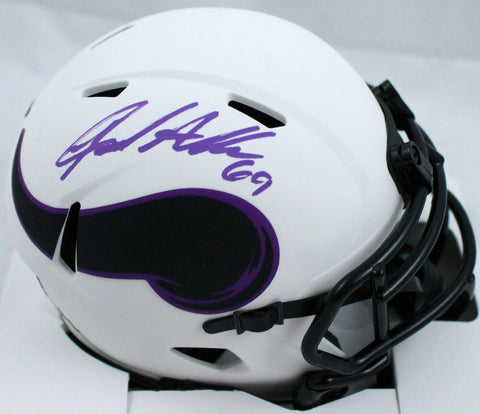 Jared Allen Autographed Minnesota Vikings Lunar Speed Mini Helmet-Beckett W Holo