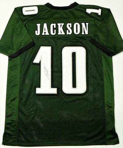 Desean Jackson Autographed Green Pro Style Jersey - JSA W Auth *