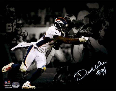 DeMarcus Ware Denver Broncos Signed 11x14 Super Bowl 50 Champs Spotlight Photo