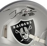 Jerry Rice Oakland Raiders Signed Riddell Speed Authentic Helmet