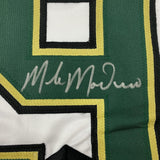 Framed Autographed/Signed Mike Modano 33x42 Dallas White Jersey Beckett BAS COA