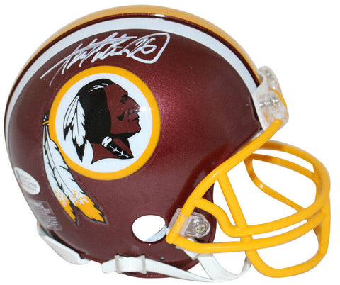 Adrian Peterson Autographed/Signed Washington Redskins Mini Helmet BAS 27758