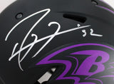 Ed Reed Ray Lewis Signed Ravens F/S Eclipse Speed Authentic Helmet-BeckettW Holo