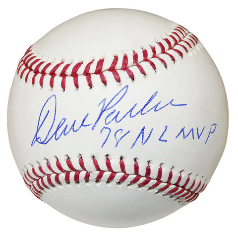 Pirates DAVE PARKER Signed Rawlings Official MLB Baseball w/78 NL MVP - SCHWARTZ