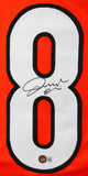 Joseph Ossai Autographed Orange Pro Style Jersey-Beckett W Hologram *Black