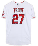 MIKE TROUT Autographed Los Angeles Angels Nike Authentic White Jersey MLB AUTH.