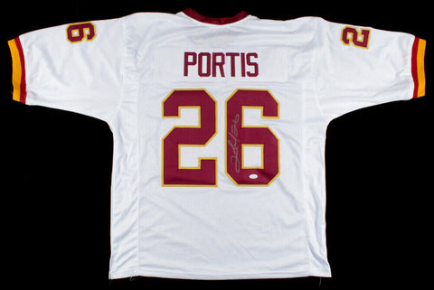 Clinton Portis Signed Washington Redskins Jersey (JSA COA) 2xPro Bowl RB