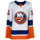 MATHEW BARZAL Autographed NY Islanders Adidas Authentic White Jersey FANATICS