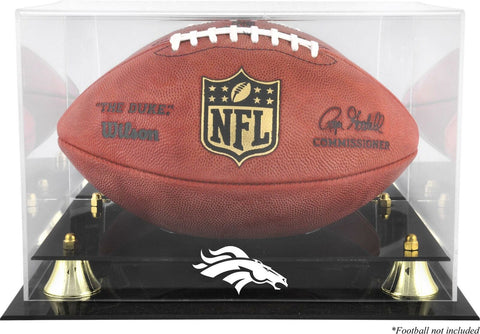 Broncos Team Logo Football Display Case - Fanatics