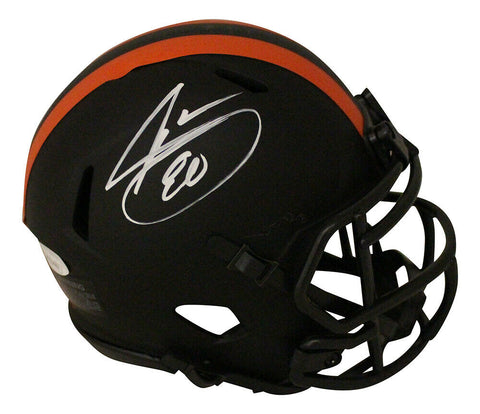 Jarvis Landry Autographed/Signed Cleveland Browns Eclipse Mini Helmet BAS 30068