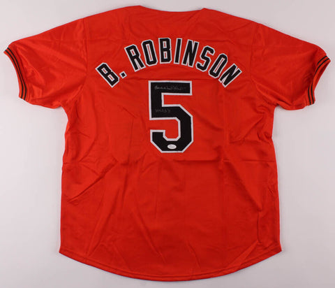 Brooks Robinson Signed Baltimore Orioles Jersey (JSA COA) Inscribed "HOF 83"