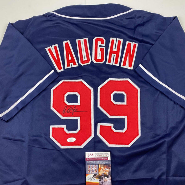 Autographed/Signed Charlie Sheen Ricky Vaughn Major League Blue Jersey –  Super Sports Center