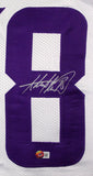 Adrian Peterson Autographed White Pro Style Jersey- Beckett W Hologram *8